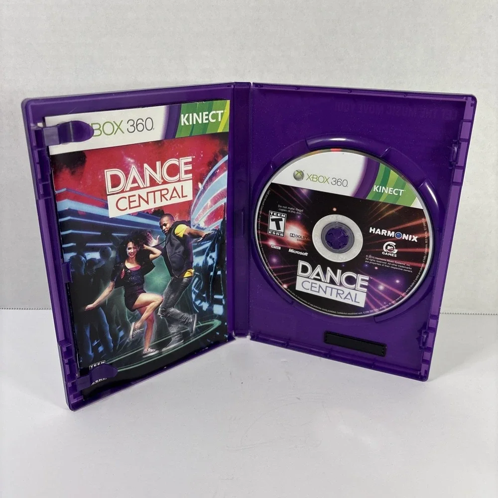Dance Central Xbox 360 2010 Video Game Complete CIB Tested Working